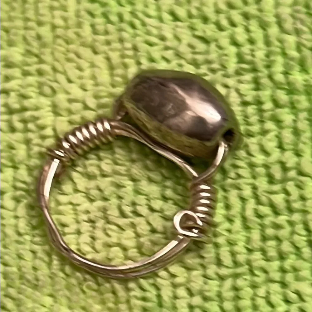 Silver Oval Ring